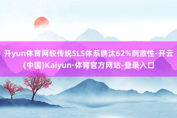 开yun体育网较传统SLS体系镌汰62%刺激性-开云(中国)Kaiyun·体育官方网站-登录入口